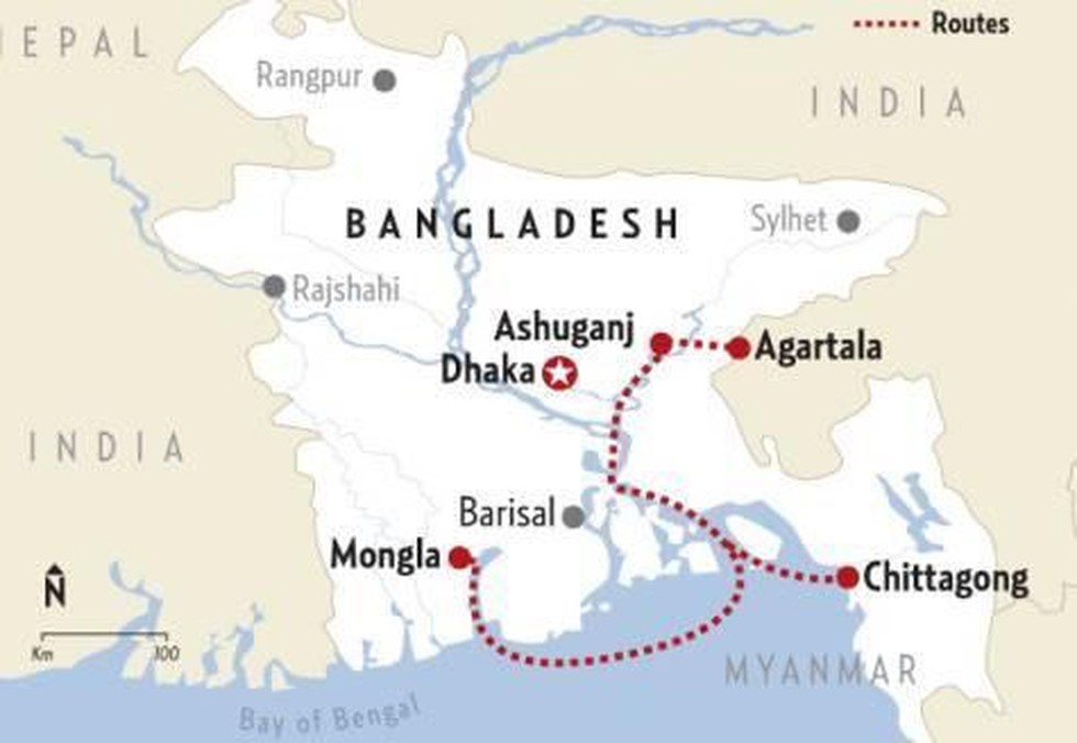 vận chuyển hàng từ bangladesh về việt nam